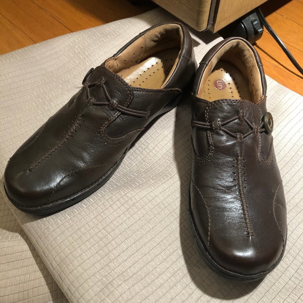 Clarks Women Unstructured Loop Loafers Size 8 1/2 - image 1